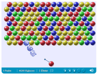 Bubble-Shooter Abbildung